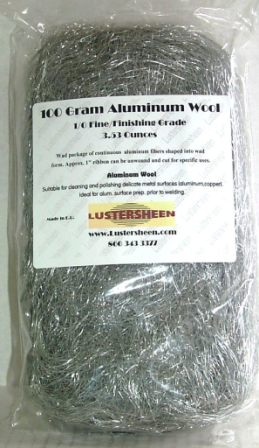 Aluminum Wool 3.5 Oz Skein   Fine  